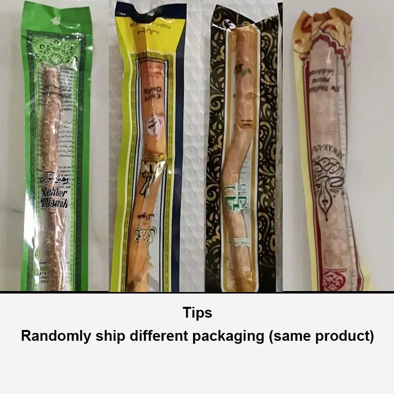 Miswak Sewak Stick Toothbrush For Teeth Cleaning Traditional All Natural Misvak Siwak Miswaak Stain Removal Travel 1PCS