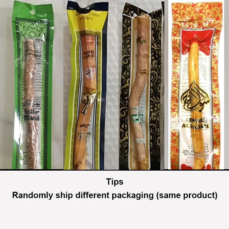 3pcs Miswak Sewak Stick For Cleaning Traditional Natural Misvak Siwak Miswaak Stain Removal Travel Soft Peelu