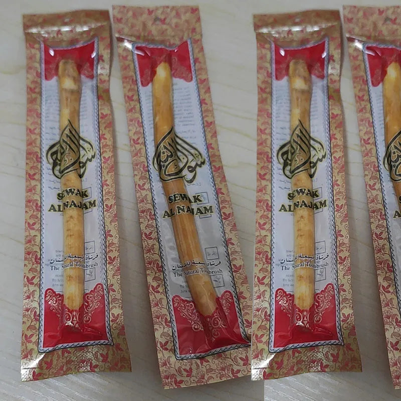 3pcs Miswak Sewak Stick For Cleaning Traditional Natural Misvak Siwak Miswaak Stain Removal Travel Soft Peelu